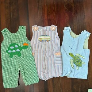 Adorable Baby Rompers with Turtle and Car Designs